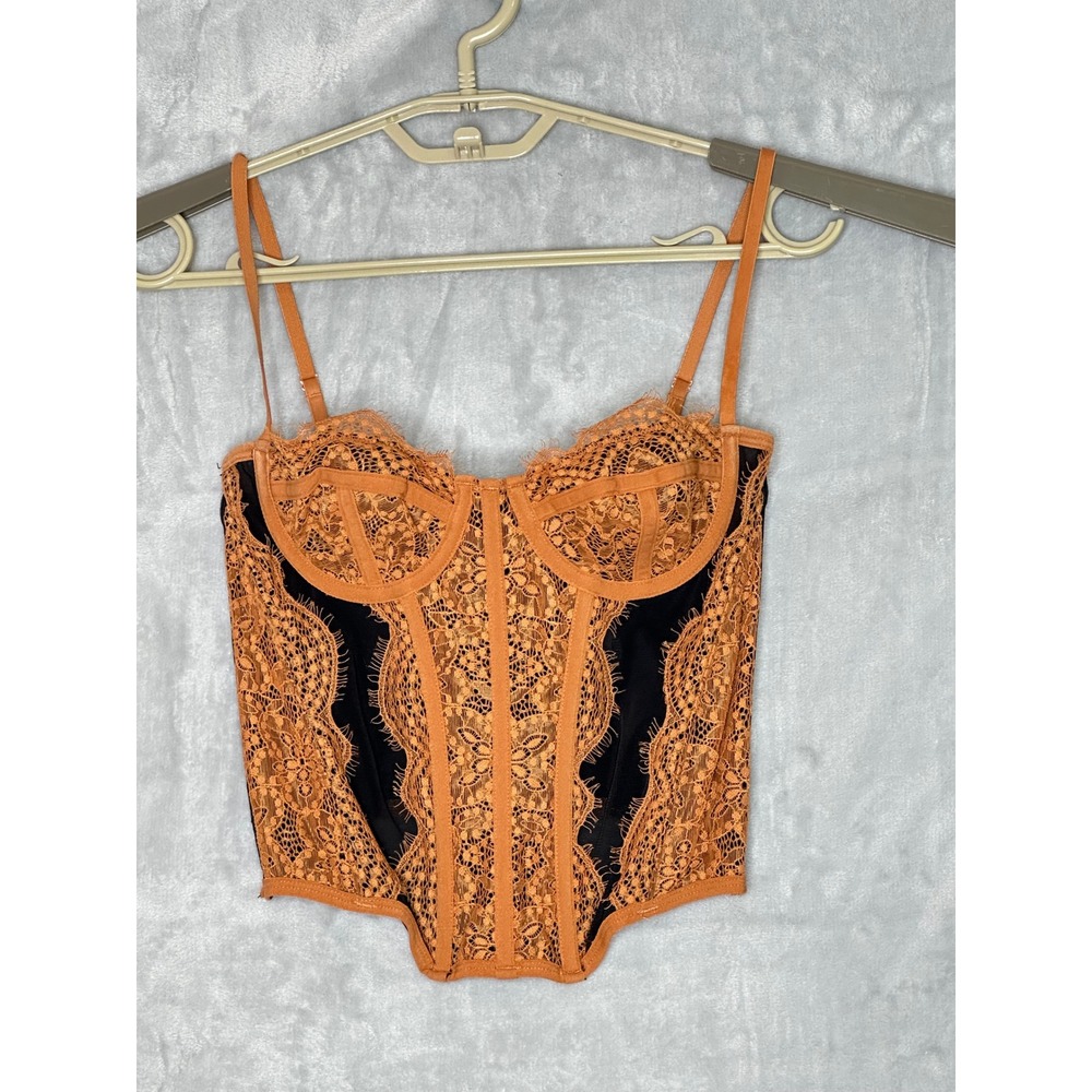 Out From Under Modern Love Lace Corset Small Coquette Goth Fairy Ren Faire - Picture 5 of 13